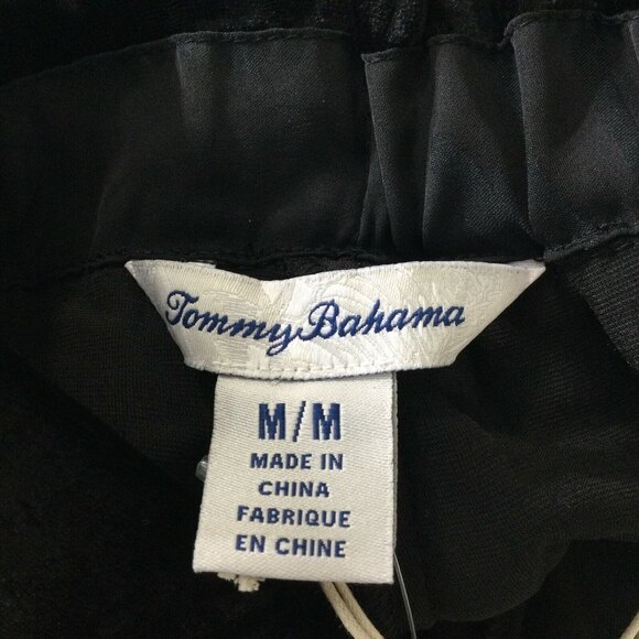 Tommy Bahama Velvet Sands Silk Blend Pants Womens Black Size Medium NWT - Picture 7 of 9